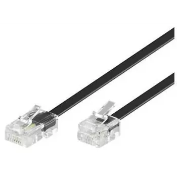 Telefono kabelis Microconnect MPK451S RJ11 RJ45 1m Juoda