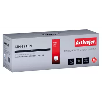 Activejet ATM-321BN Toneris (Konica Minolta TN321K pakaitalas; Supreme; 27.000 puslapių; juodas)