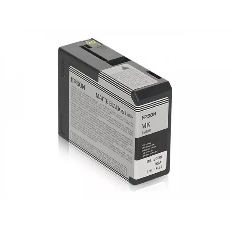 Rašalo kasetė Epson C13T5808 Matinė juoda — Originali Epson kasetė, matinė juoda