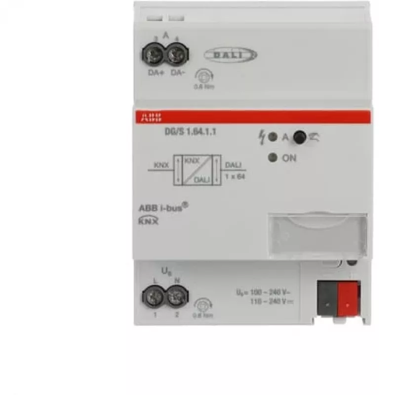 Tinklų sietuvas / valdiklis ABB 2CDG110198R0011, IP20, 264 V įėjimas, 70×63,5×90 mm, pilkas