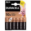 Baterijų rinkinys Duracell Basic AA / LR6 — 6 vienetai (šarminės)