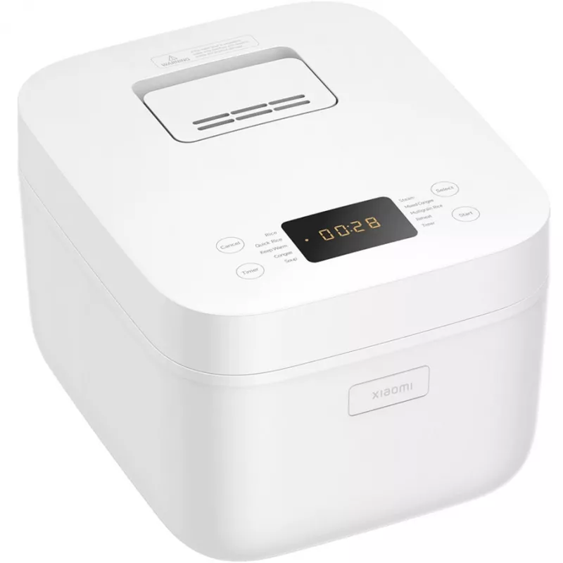 Daugiafunkcė ryžių viryklė Xiaomi 3L 710W Balta — aliuminio vidinis puodas, kompaktiška