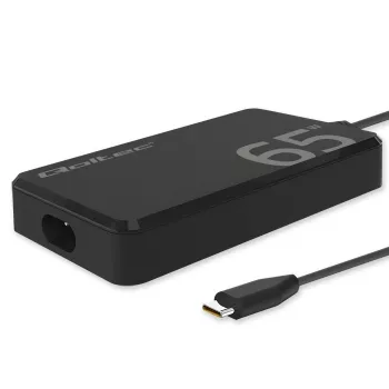 QOLTEC įkroviklis 65W GaN Super Fast plonas PD 5-20V 3.25A USB-C
