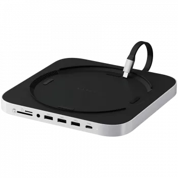 Nešiojamųjų kompiuterių dokas Satechi ST-GMMSHS laidinis USB 3.2 Gen 2 Type-C baltas