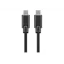 KAB Goobay USB-C™ 3.1 1 kartos laidas, juodas, 2 m USB-C™ kištukas > USB-C™ kištukas