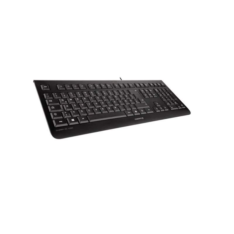 Klaviatūra CHERRY KC 1000 universali USB čekų juoda