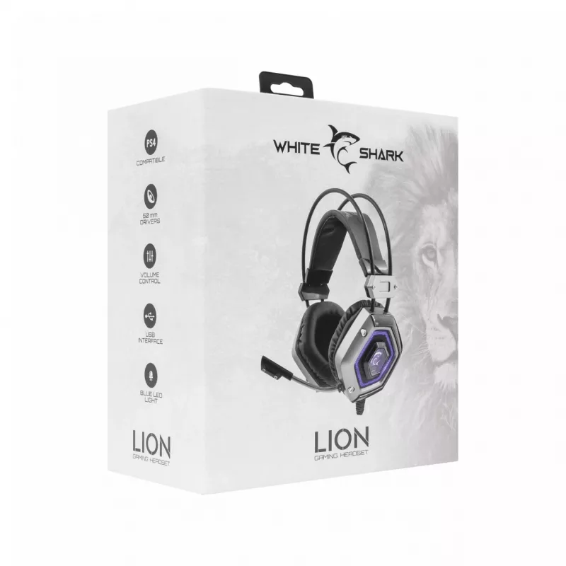 White Shark GH-1841 Lion Sidabrinė