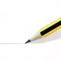 Medinis pieštukas Staedtler Noris 120 2H — kietumas 2H, grafito Ø 2 mm, vienas vienetas, juodas/geltonas