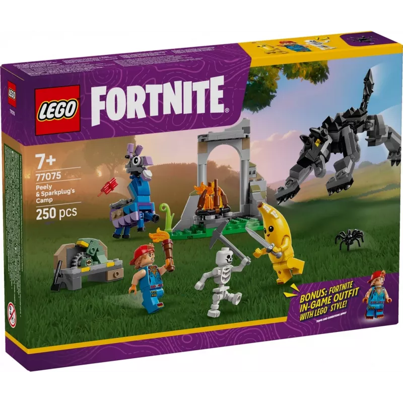 LEGO FORTNITE 77075 Peely & Sparkplug's Camp