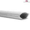 Kabelio lankstus vamzdis MACLEAN MCTV-575 grindims, baltas, 1,5 m, plotis 43 mm, aukštis 2,3–3,2 cm