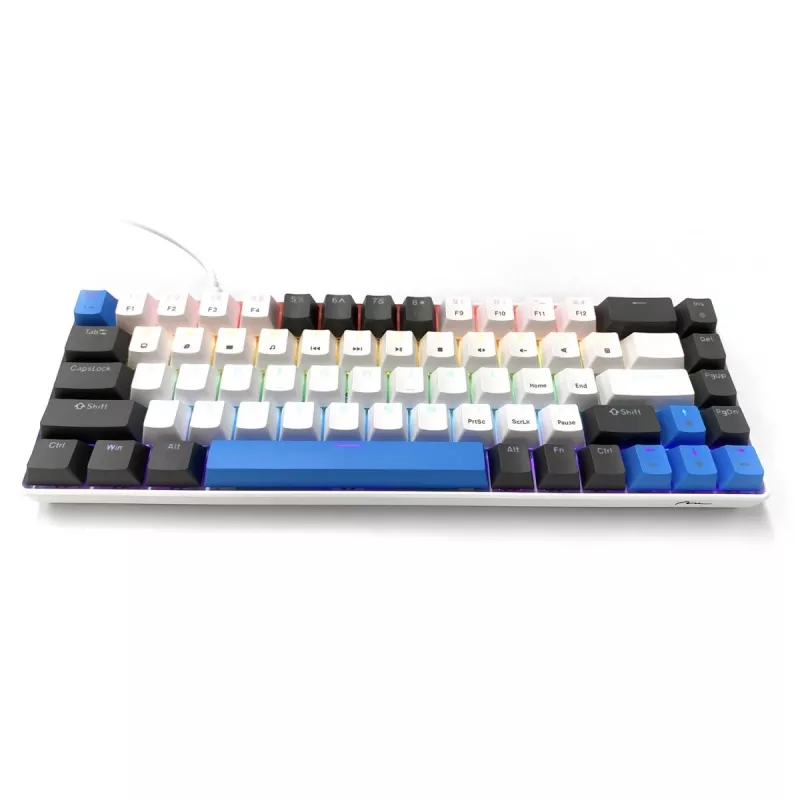 Mechaninė klaviatūra MEDIA-TECH MT1259 Red Core MX60, 60% formato, CHERRY MX Red jungikliai, RGB apšvietimas, USB, aukšto profilio klavišai