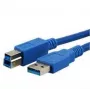 USB laidas MediaRange MRCS150 USB 3.2 Gen 1 5m USB A USB B Mėlynas