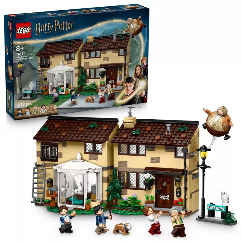 LEGO HARRY POTTER 76451 Privet Drive: Tetės Marjės vizitas