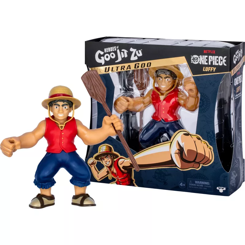 Heroes of Goo Jit to - Ultra Goo Heldenpack Luffy, Play Figurine