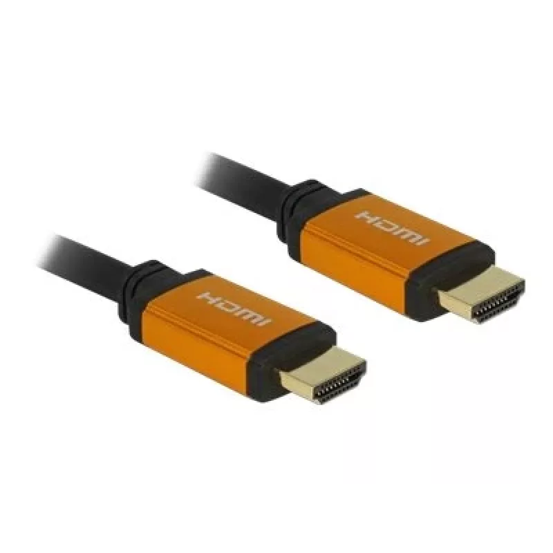 HDMI laidas DeLOCK 85729 2 m HDMI Type A Standard juodas auksinis