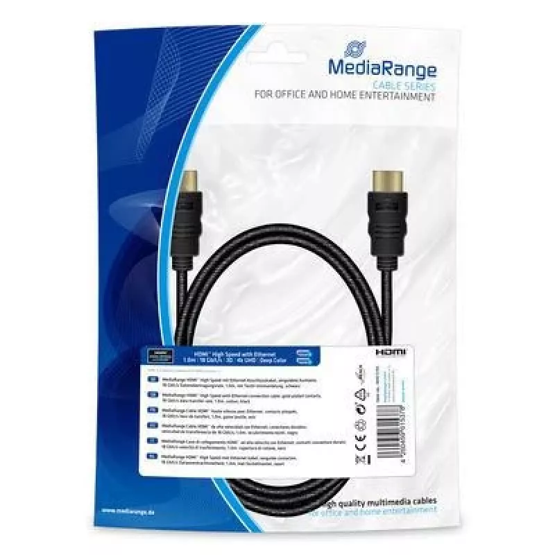 HDMI laidas MediaRange MRCS195 1 m