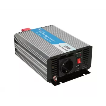 Įtampos keitiklis Extralink OPIP-500W 12V 500W gryna sinusoidė
