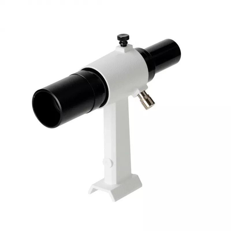 Ieškiklis Skywatcher 6x30 su tiesiu laikikliu, juodas — 6×30 optinis ieškiklis teleskopams