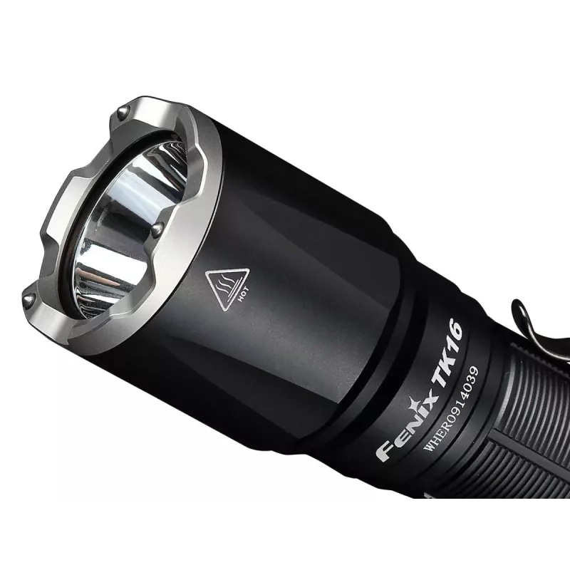 Rankinis žibintuvėlis Fenix TK16 V2.0 Juodas IP68 Kryptonas 30 lm