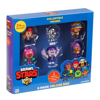 BRAWL STARS S1 FIGŪRĖLĖS - 8 VIENETŲ DELUXE DĖŽUTĖS VERSIJA C