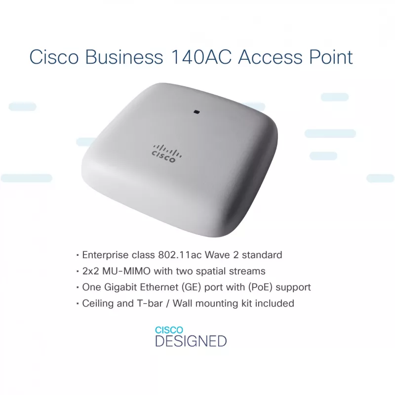 Business 140AC - Prieigos taškas - Wi-Fi 5 - 2,4 GHz, 5 GHz (3 vnt. pakuotė)