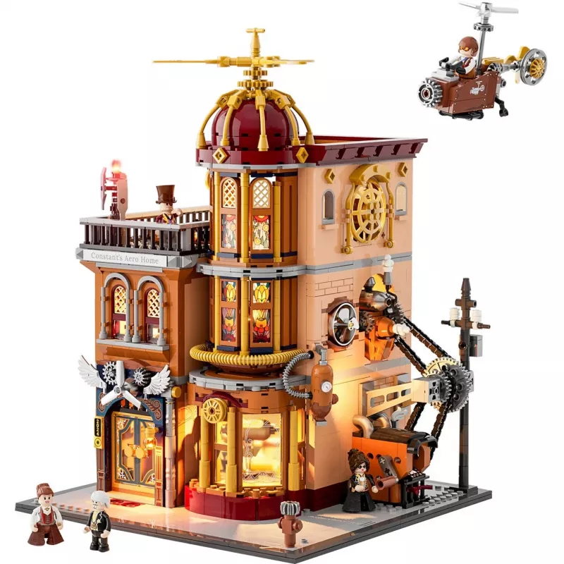 steampunk flying club, konstrukcinis žaislas