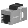 Keystone modulis LANBERG KSF5-3000 — Cat5e F/UTP plokščiam kabeliui, RJ-45 lizdas, juoda