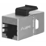 Keystone modulis LANBERG KSF5-3000 — Cat5e F/UTP plokščiam kabeliui, RJ-45 lizdas, juoda