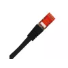 Alantec KKS6CZA0.5 Patch-cord F/UTP cat.6 PVC 0.5m juodas