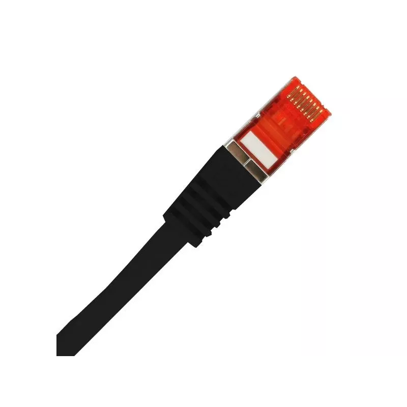 Alantec KKS6CZA0.5 Patch-cord F/UTP cat.6 PVC 0.5m juodas