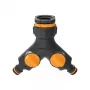 Fiskars 1027061 vandens žarnos jungtis Čiaupo jungtis Juoda, Oranžinė 1 vnt.
