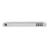 Valdomas L2 tinklo jungiklis UBIQUITI USW-Aggregation — 8 SFP+ lizdai, 10G palaikymas, be ventiliatoriaus, 1U stelažui, sidabrinis