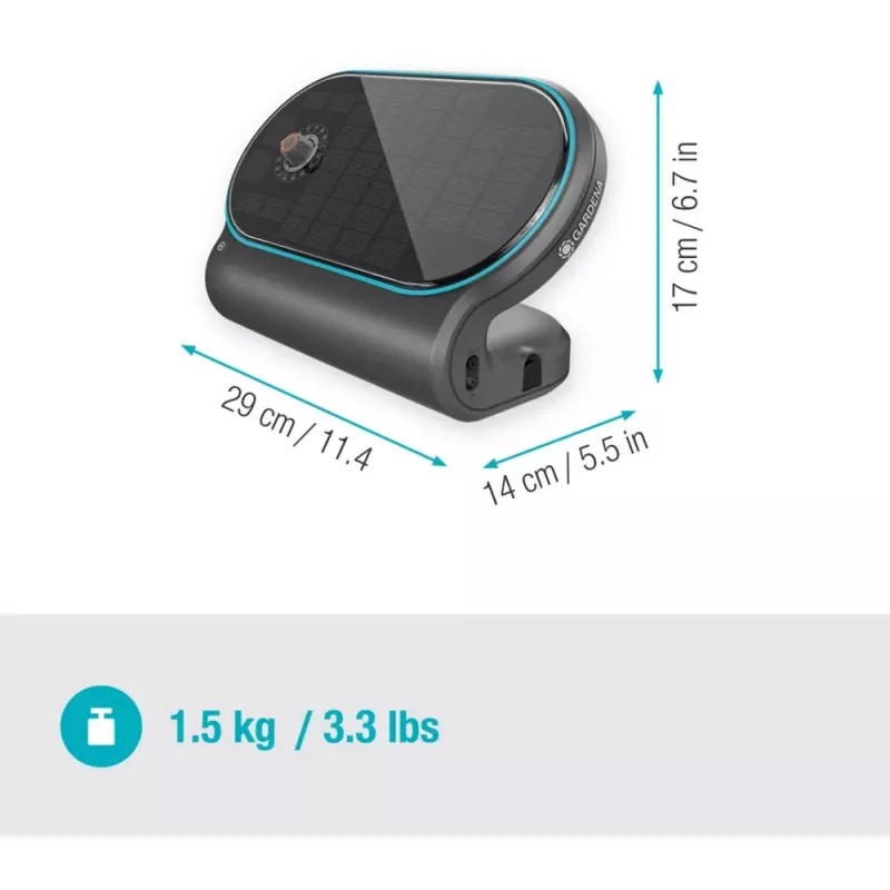 Lašelinio drėkinimo rinkinys GARDENA 13330-20 — 20 m žarna, 4,6 mm skersmuo, 68 vnt.
