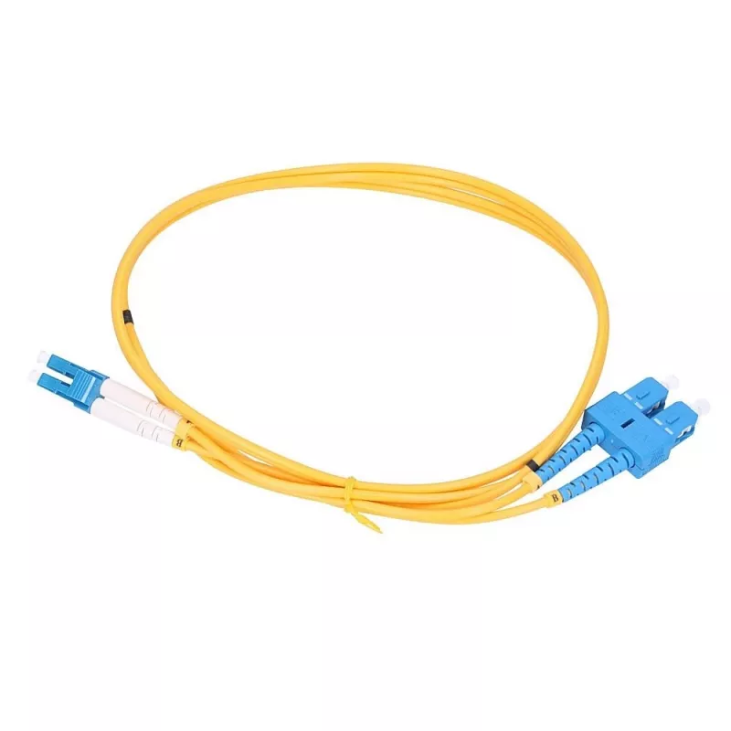 Extralink Patchcord LC/UPC-SC/UPC Single Mode Duplex G652D 20m