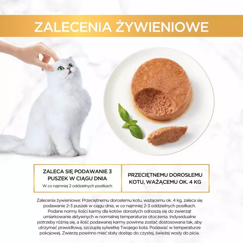 Drėgnas kačių ėdalas Purina Nestlé GOURMET Gold su kalakutiena 85 g skardinė suaugusioms katėms, antsvorio receptūra
