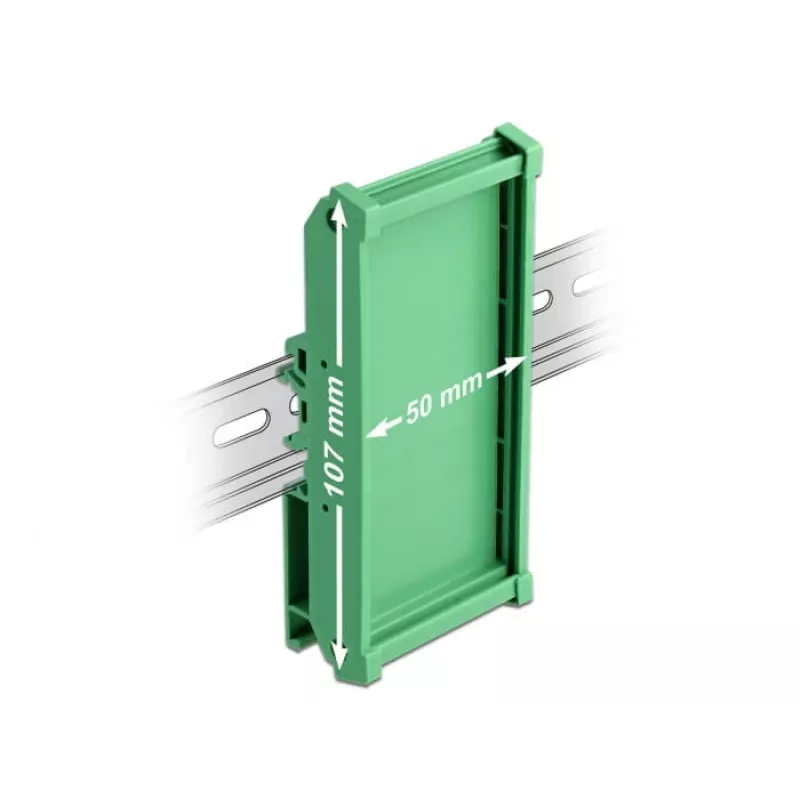 Plokštės laikiklis DeLOCK 66572 107 mm DIN bėgiui