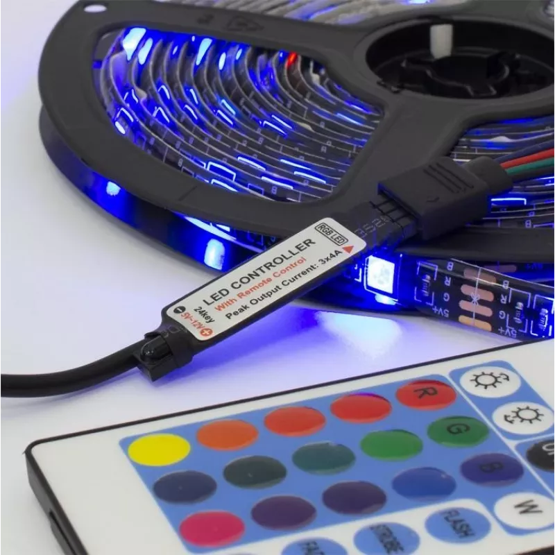 White Shark Helios LED-05 RGB LED juostelė su nuotolinio valdymo pulteliu