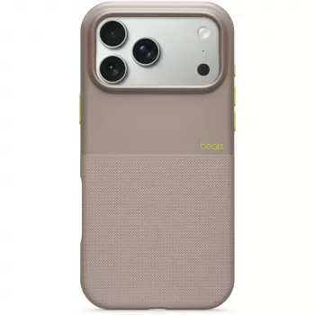 Tvirtas dėklas Apple Beats iPhone 17 Pro Max MagSafe kameros valdymas pilkas