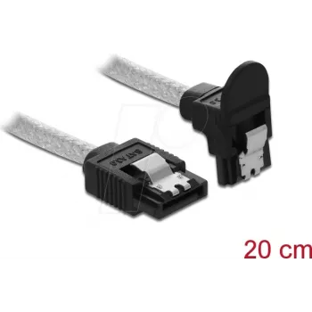 SATA kabelis DeLOCK 85344 0,2 m Juoda, permatoma