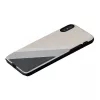 man and wood išmaniojo telefono dėklas iPhone X/XS – pilkas kostiumas, juoda