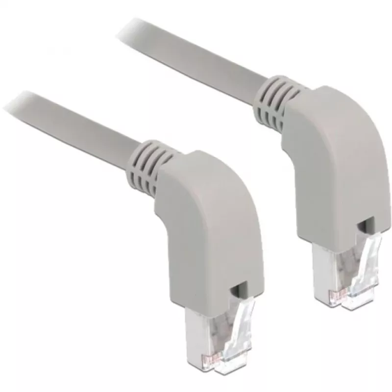 Tinklo kabelis DeLOCK 85877 Cat6a S/FTP 1 m pilkas