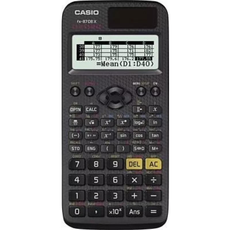 Mokslinis skaičiuotuvas Casio FX-87DE X Kišeninis Juodas