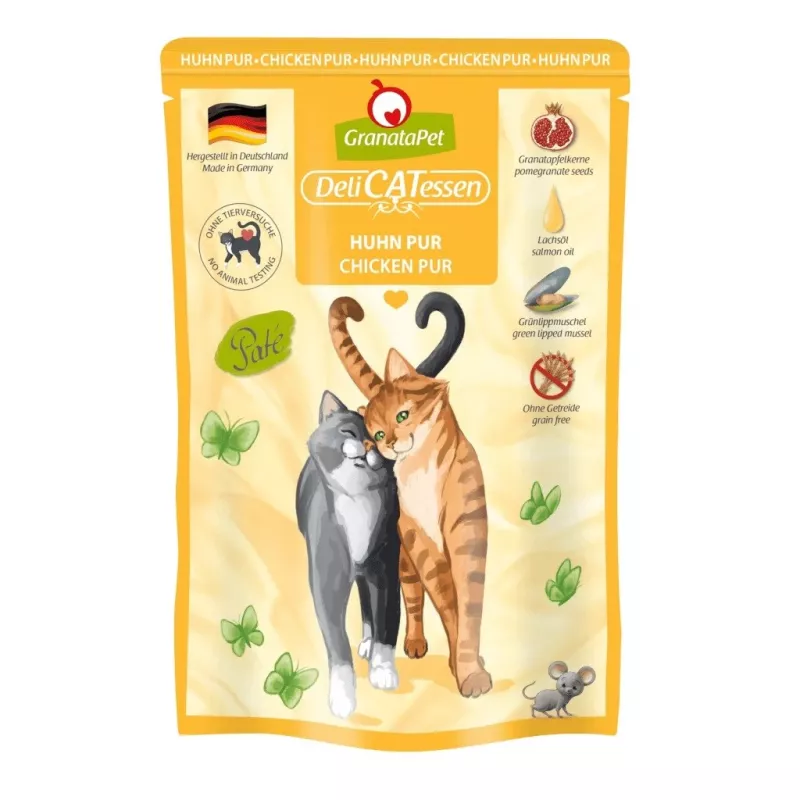 GRANATAPET DeliCATessen Vištiena – šlapias kačių maistas – 85 g