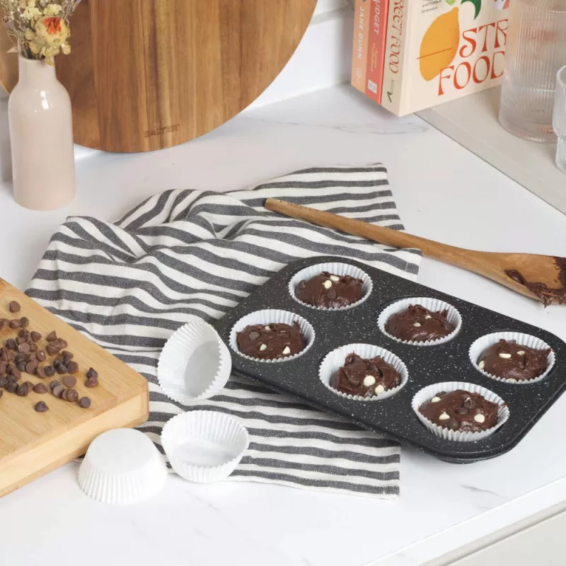 Muffin keptuvė Salter BW07035BRMFOB 6 puodelių nelimpanti kepimo forma
