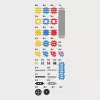 Žaislų konstravimo rinkinys Marioinex Mini Waffle Constructor — 141 vnt., įvairiaspalvis, nuo 5 metų