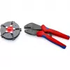 Knipex 97 33 02 kabelių užspaudimo įrankis Užspaudimo įrankis Mėlyna, Raudona