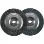 Šveitimo šepetys Einhell 3424115 nailoninis plieno pilkos spalvos apvalios formos 2 vnt.