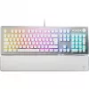 Turtle Beach Vulcan II, žaidimams skirta laidinė USB klaviatūra, mechaninė, RGB LED, baltos spalvos, vokiška
