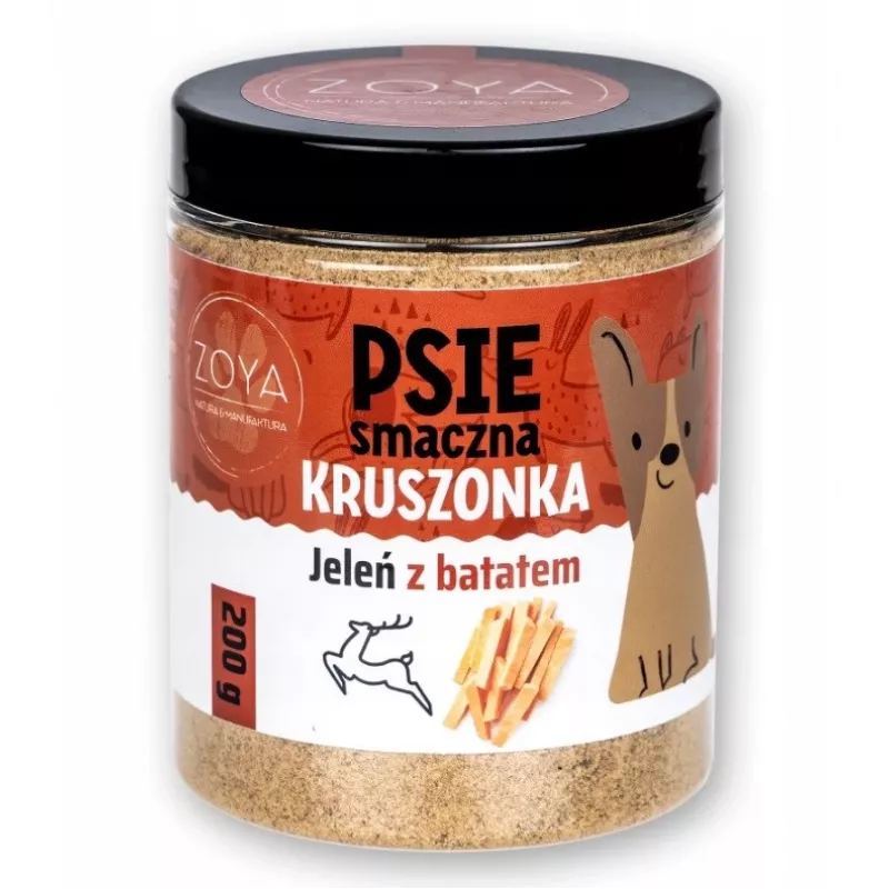 ZOYA elnienos trupiniai su batatais - skanėstas šunims - 200 g