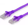 Secomp Roline - komutacinis kabelis - RJ-45 (V) į RJ-45 (V) - 1 m - SFTP - CAT 6a - Violetinis (21.15.2931)